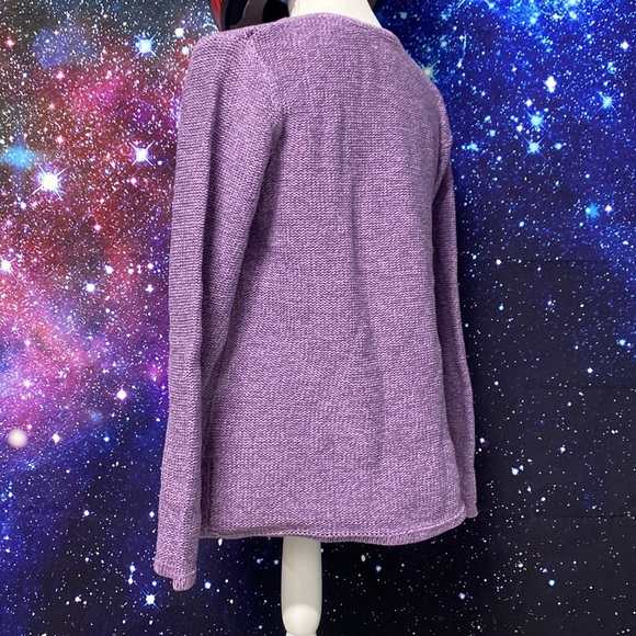 LL Bean | M | Lavender Wool Sweater - Picture 7 of 10
